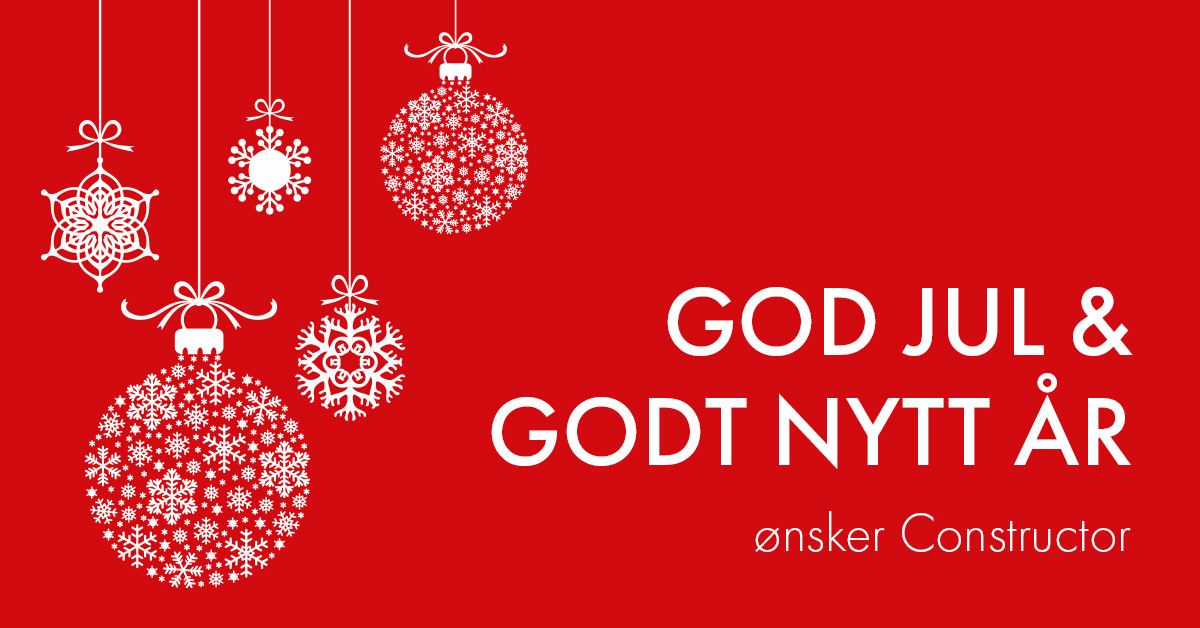 God Jul & Godt Nytt År - Constructor Norge AS