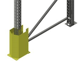Stolpebeskytter dypstablingsreol
