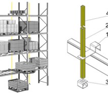 Vertikal pallestopper