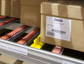 Carton Flow-reoler for effektiv FIFO-ordreplukking